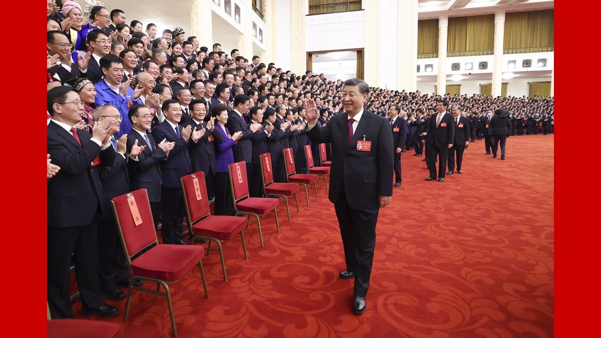 習(xí)近平等領(lǐng)導(dǎo)同志親切會見出席黨的二十大代表、特邀代表和列席人員